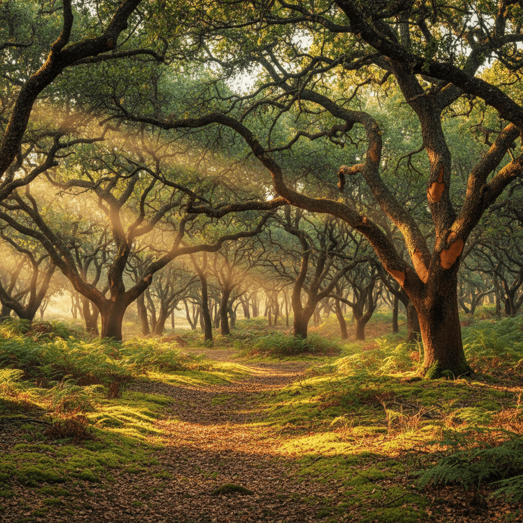 Korkeichenwald in Portugal — Herkunft unserer Rohstoffe